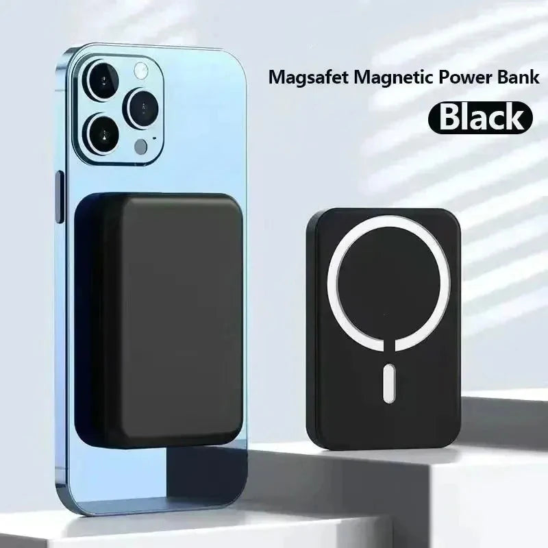 Magnetic external battery