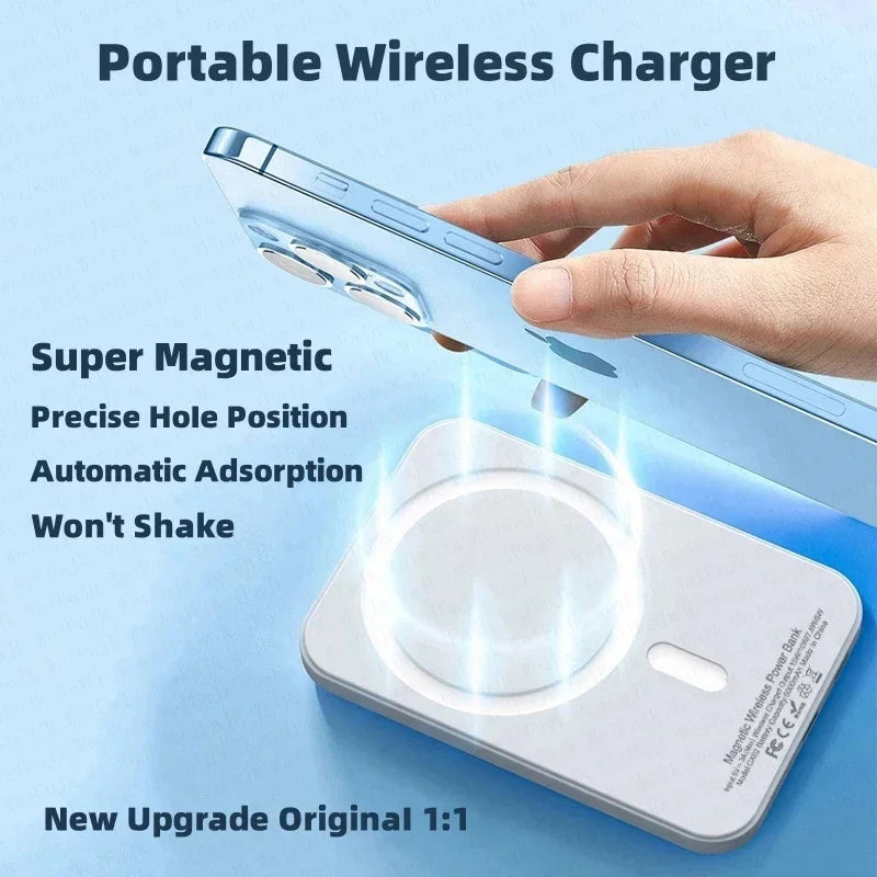 Magnetic external battery