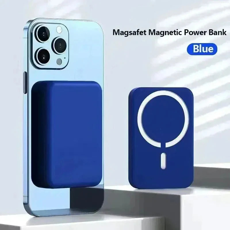 Magnetic external battery
